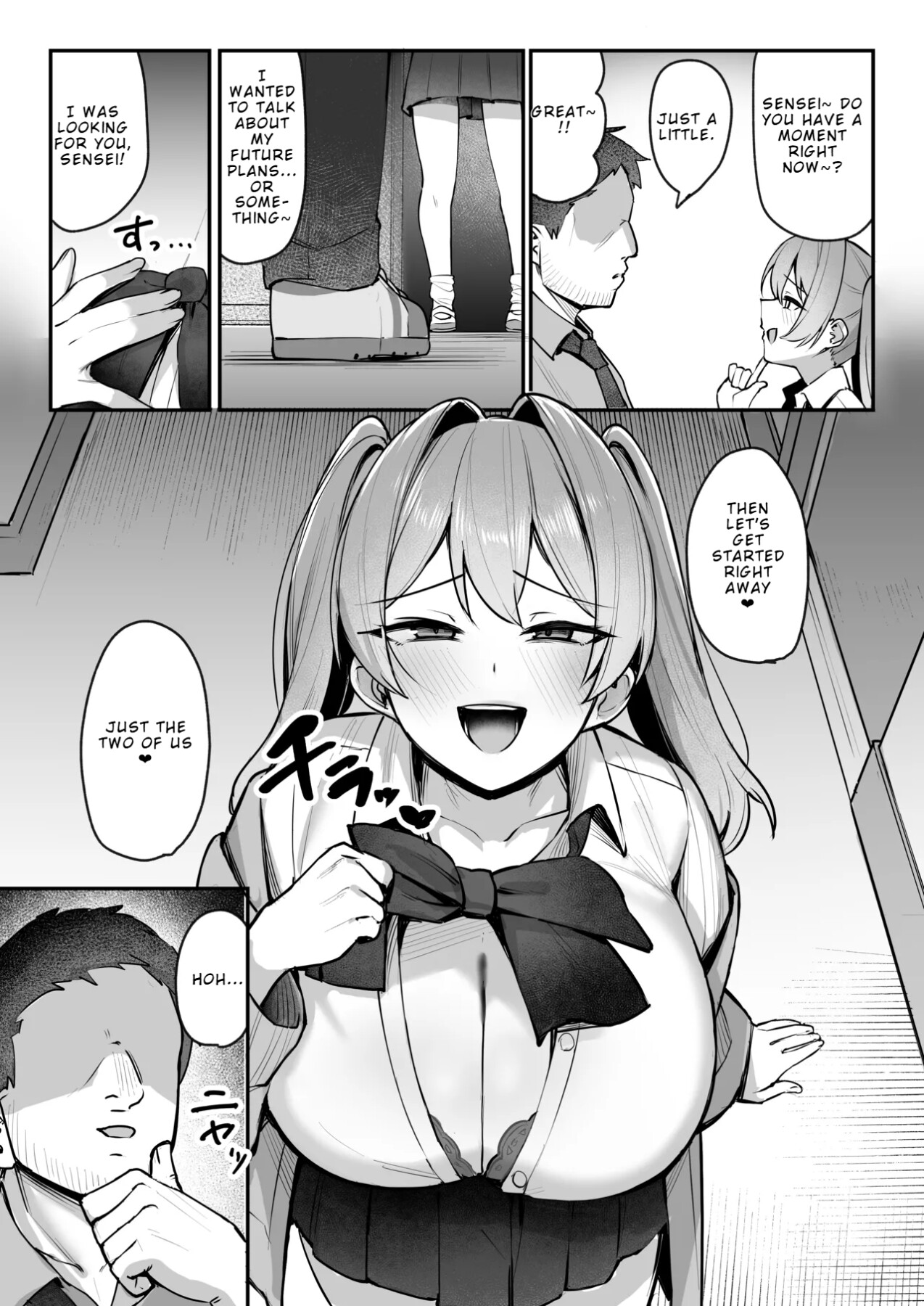 Hentai Manga Comic-Cheeky JK Who Underestimates Adults Gets ‘Taught a Lesson'-Read-8